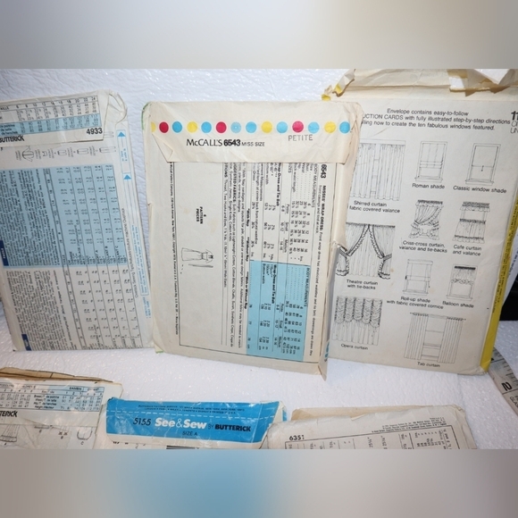 Lot of Sewing Patterns Simplicity McCall Butterwick - Picture 12 of 16